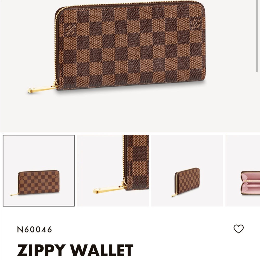 Authentic Louis Vuitton Zippy Wallet Leather NEW!